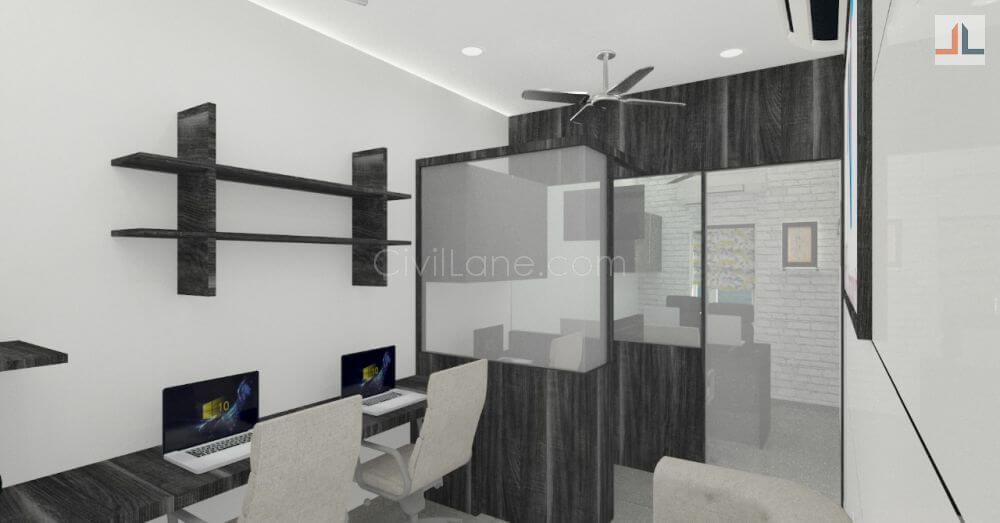 Small Office Space Design Mumbai 200 Square feet