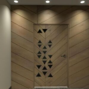 Safety Door Design Sour Wood-1